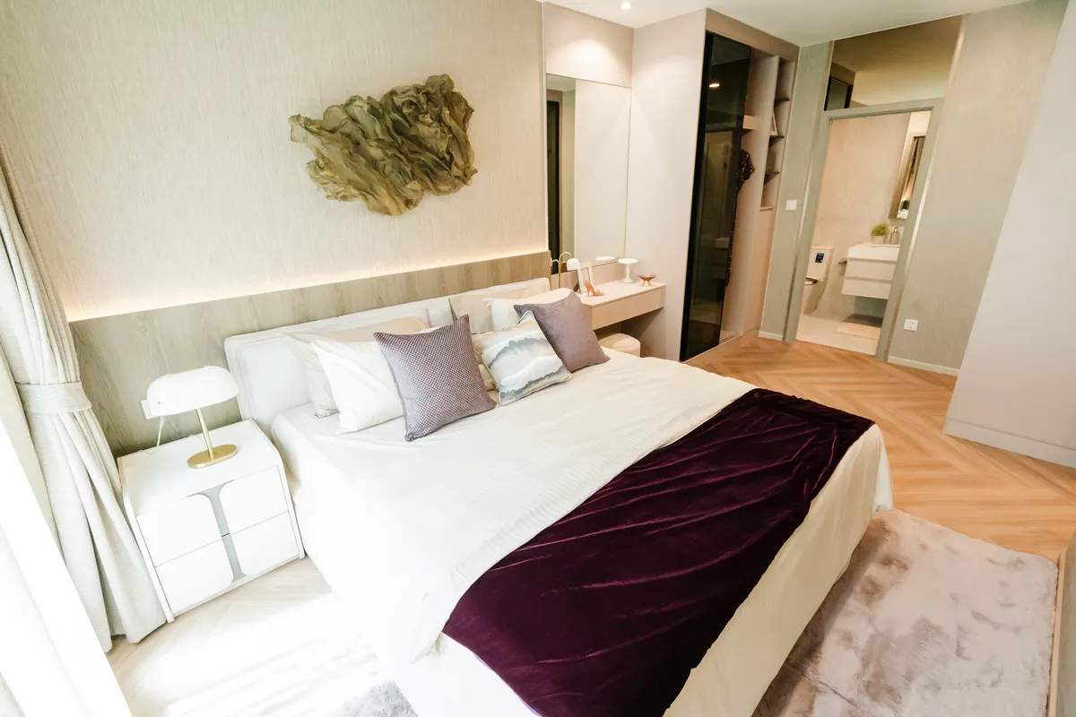 2-bedroom condo, 46 sqm