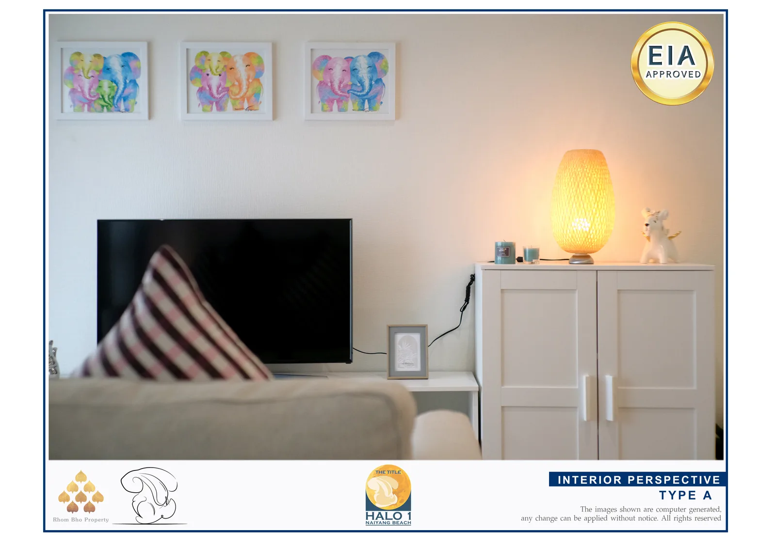 2-bedroom condo, 58 sqm