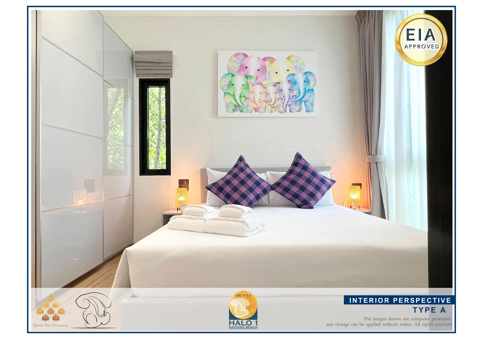 2-bedroom condo, 58 sqm