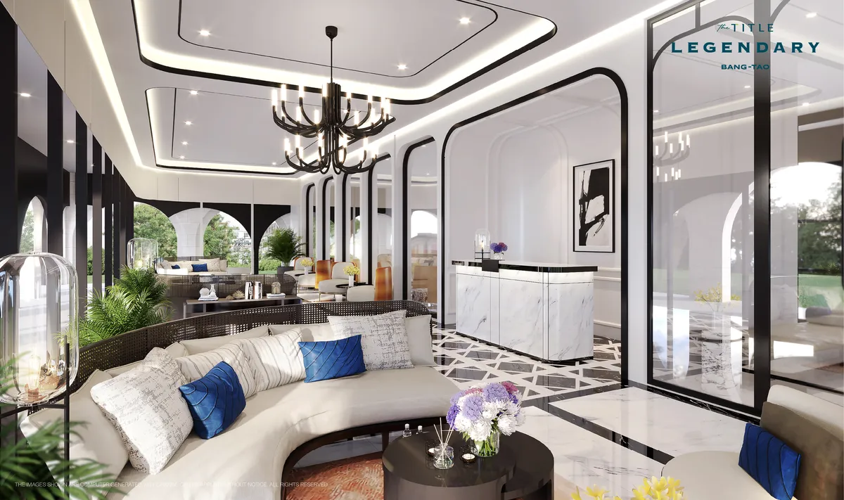 1-bedroom condo, 43 sqm