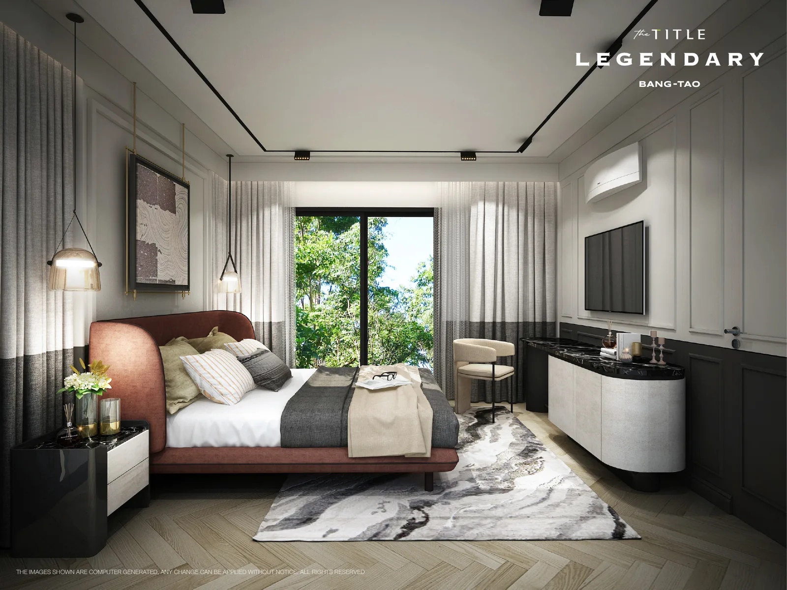 2-bedroom condo, 85 sqm