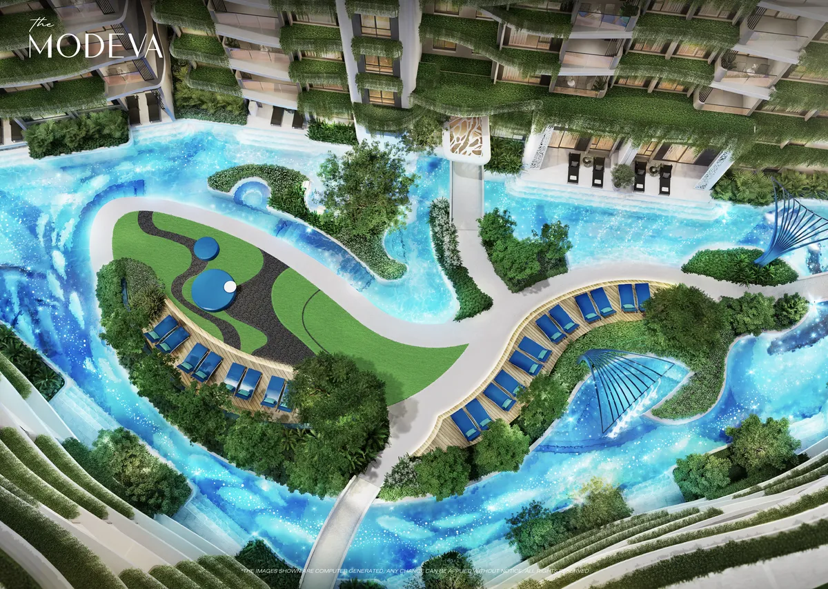 2-bedroom condo, 113 sqm