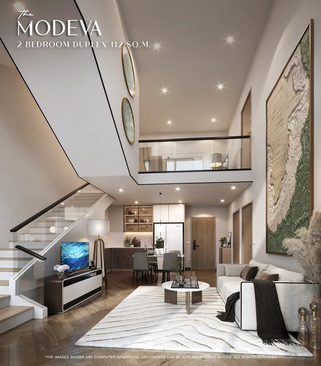 2-bedroom condo, 113 sqm