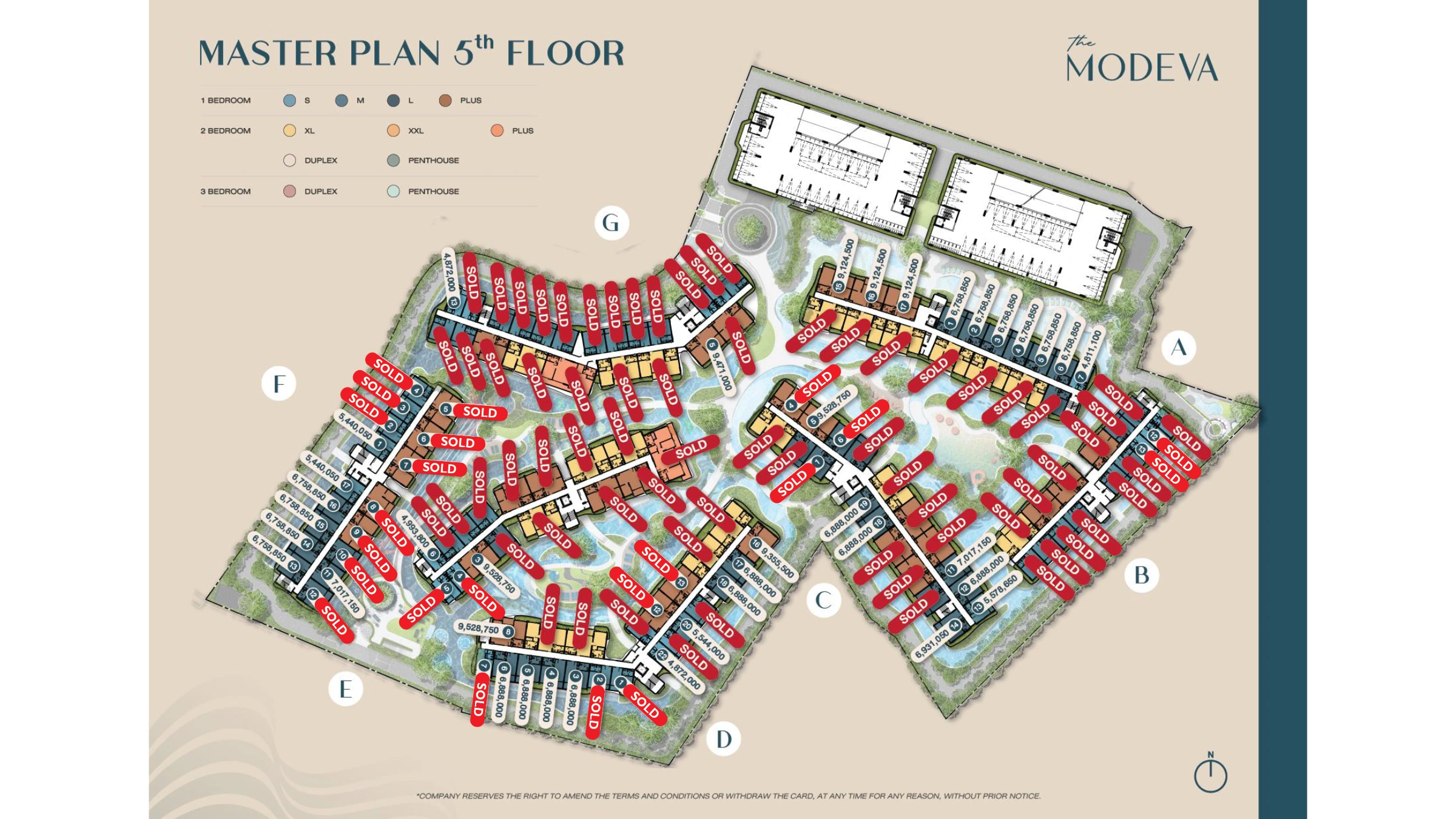 3-bedroom condo, 146 sqm