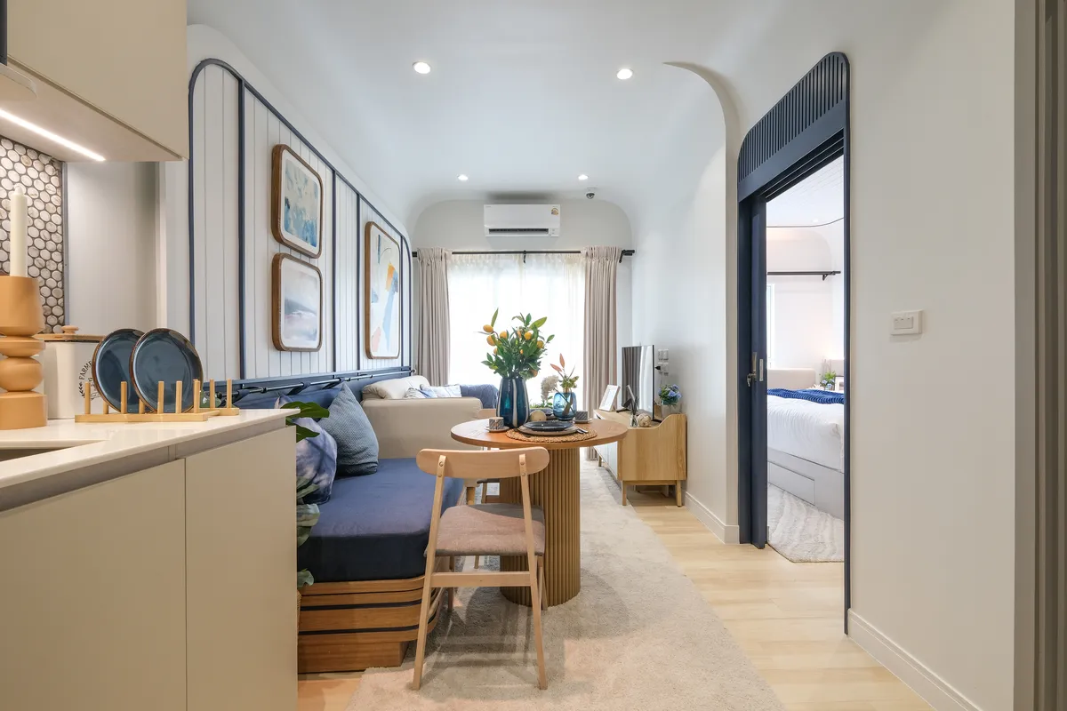1-bedroom condo, 31 sqm
