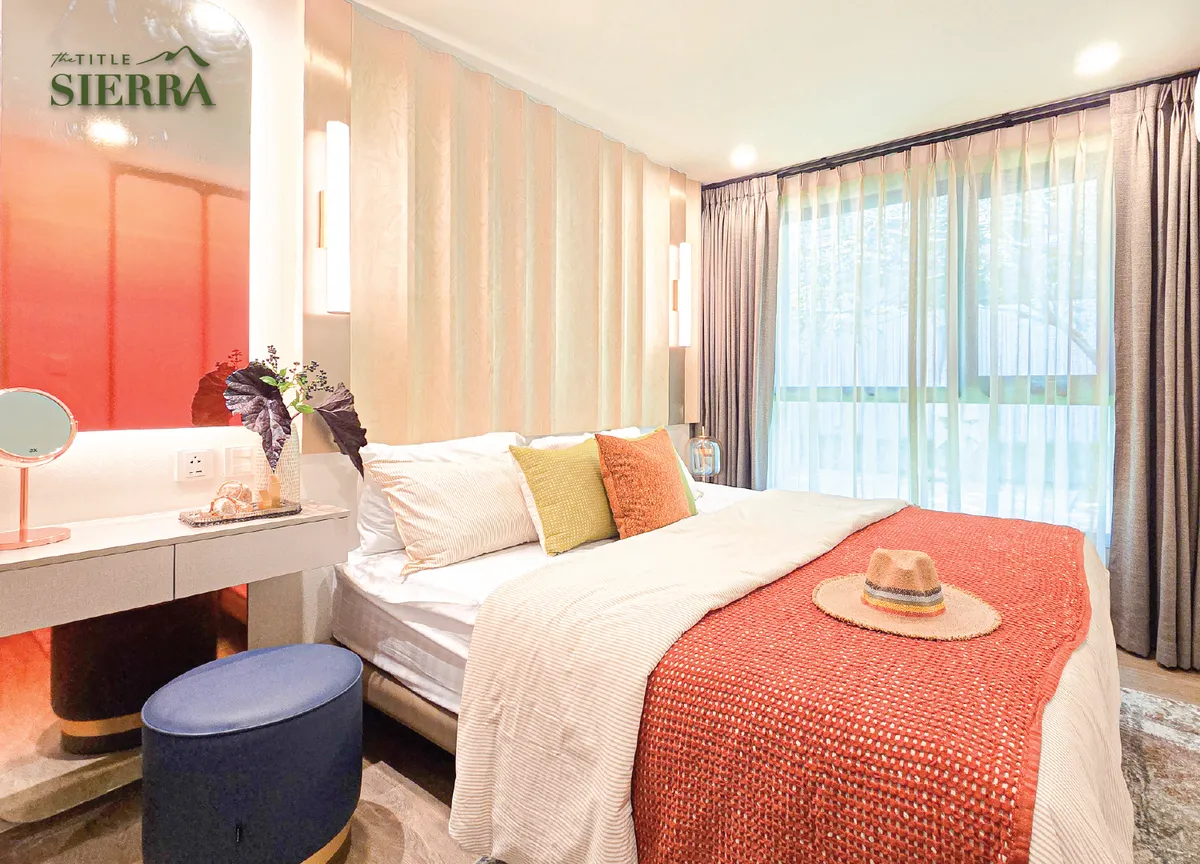 1-bedroom condo, 28 sqm