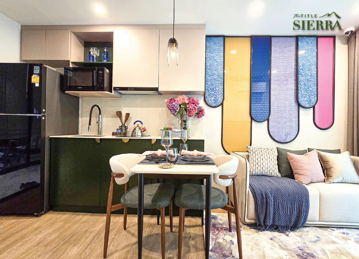 1-bedroom condo, 28 sqm