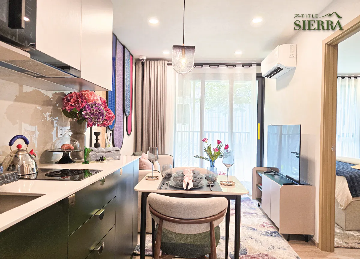 2-bedroom condo, 56 sqm