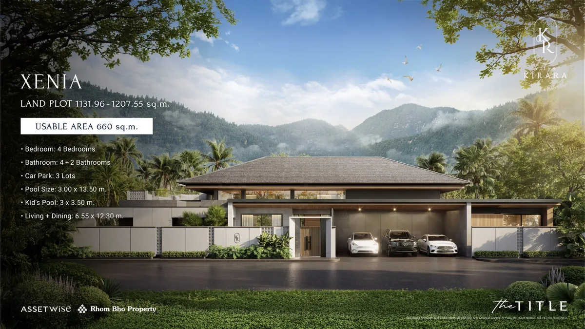 3-bedroom villa, 295 sqm