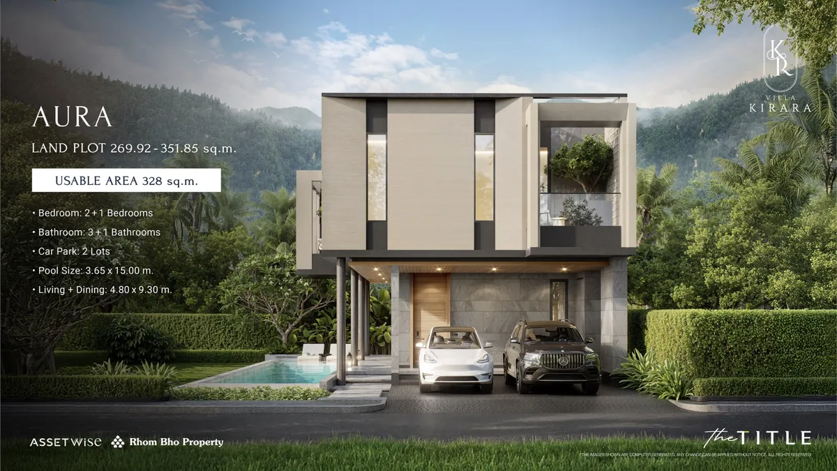 3-bedroom villa, 295 sqm