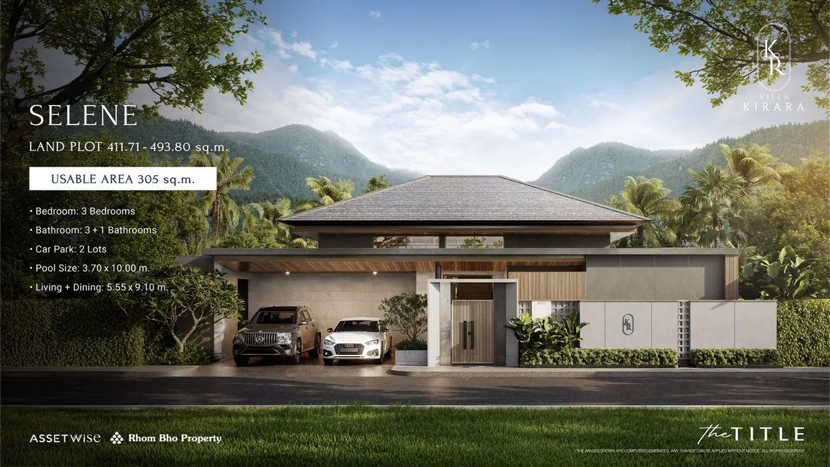4-bedroom villa, 496 sqm