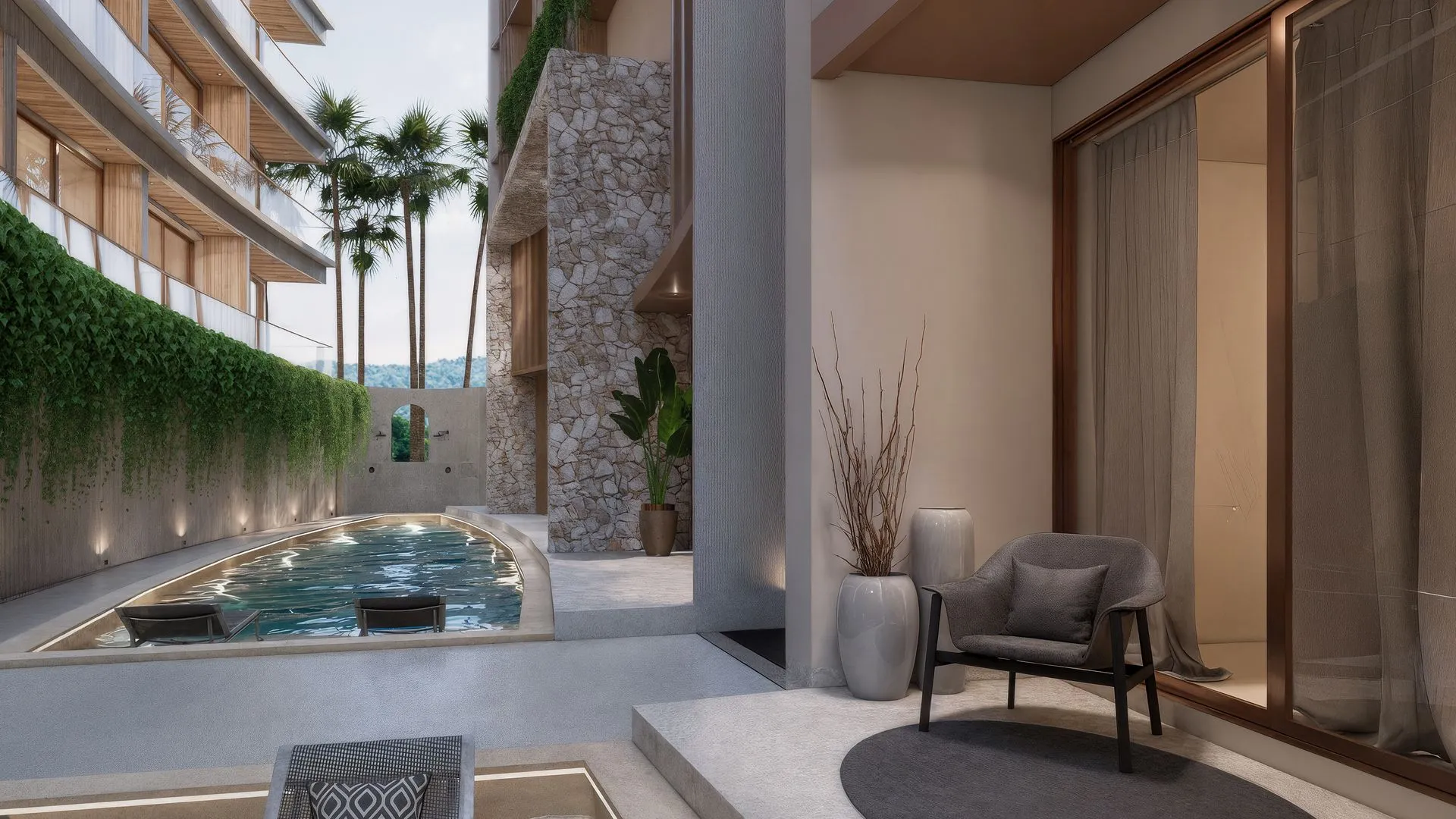 1-bedroom condo, 37 sqm