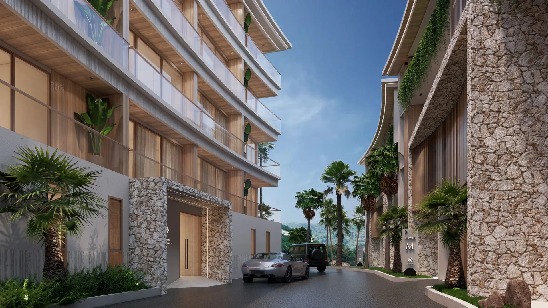 2-bedroom condo, 55 sqm