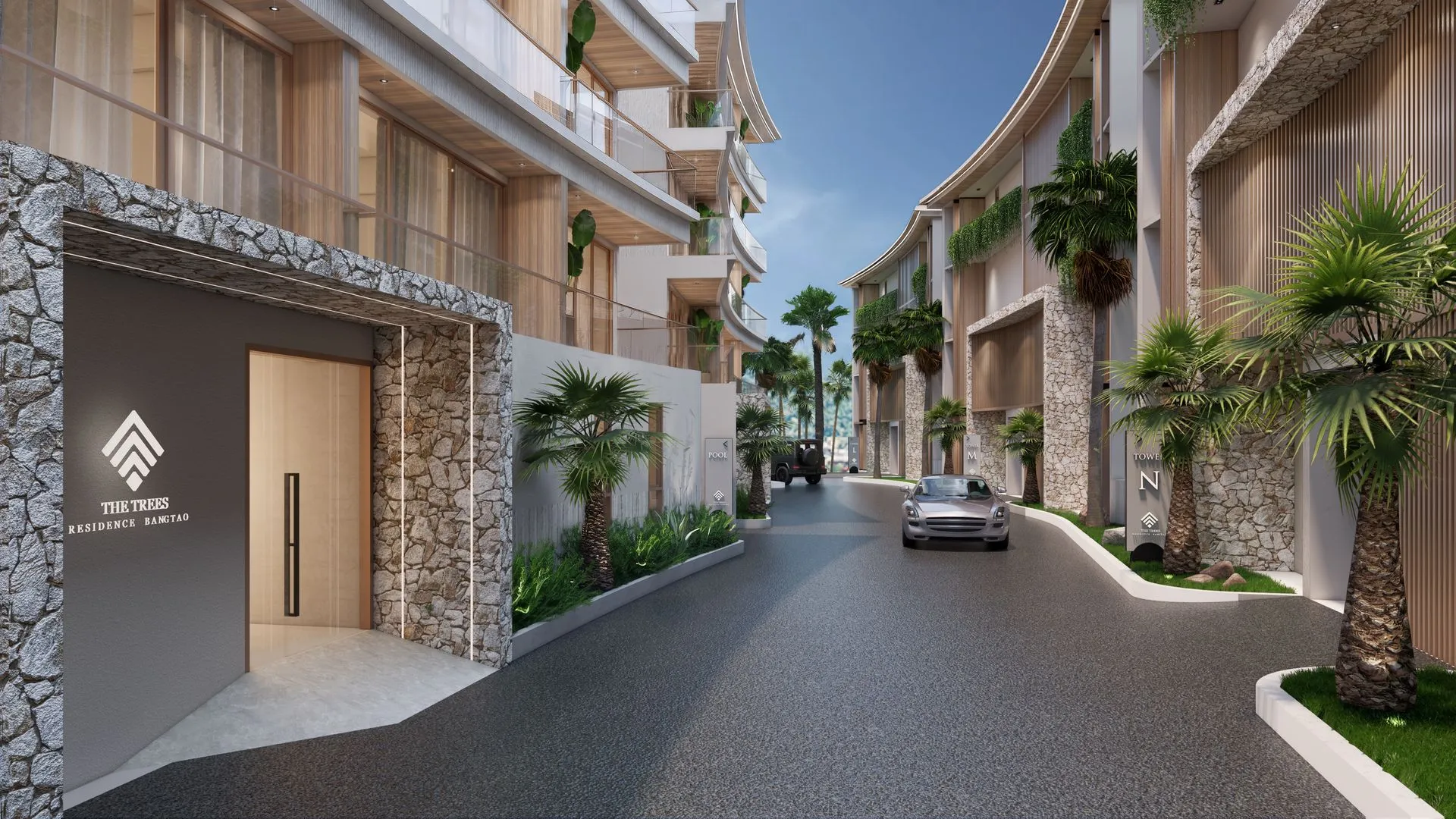 2-bedroom condo, 55 sqm
