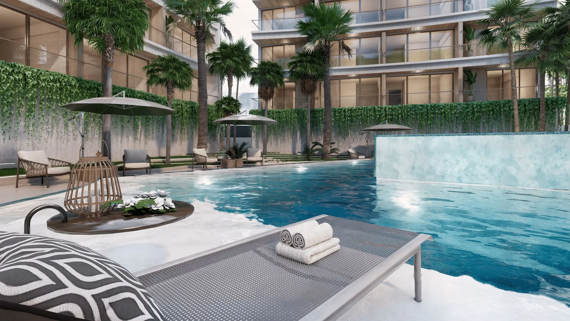 2-bedroom condo, 55 sqm