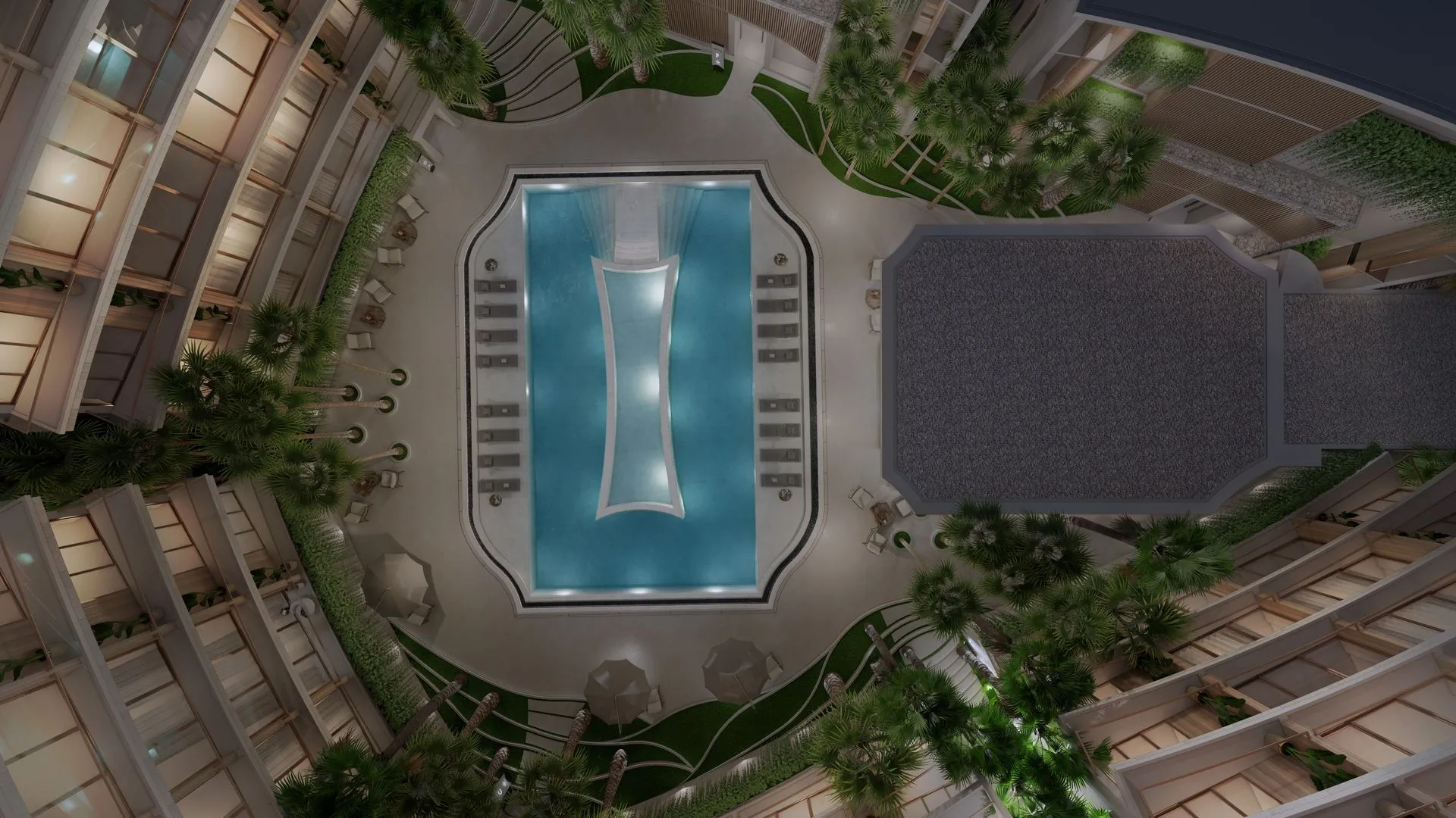 2-bedroom condo, 55 sqm