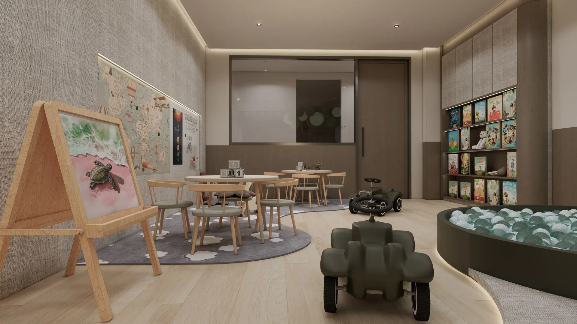 2-bedroom condo, 55 sqm