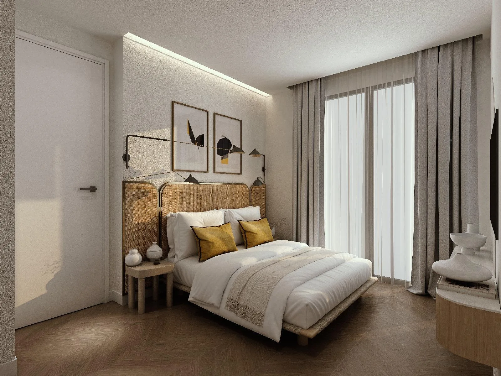 1-bedroom condo, 36 sqm