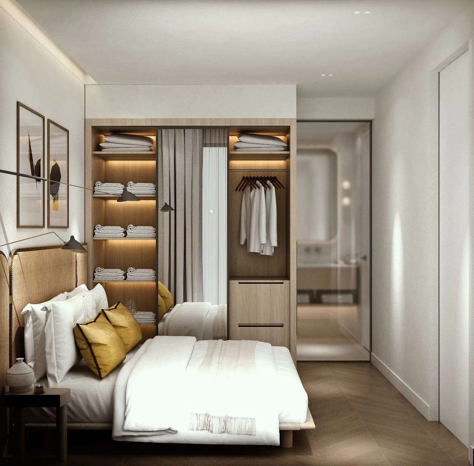 1-bedroom condo, 36 sqm