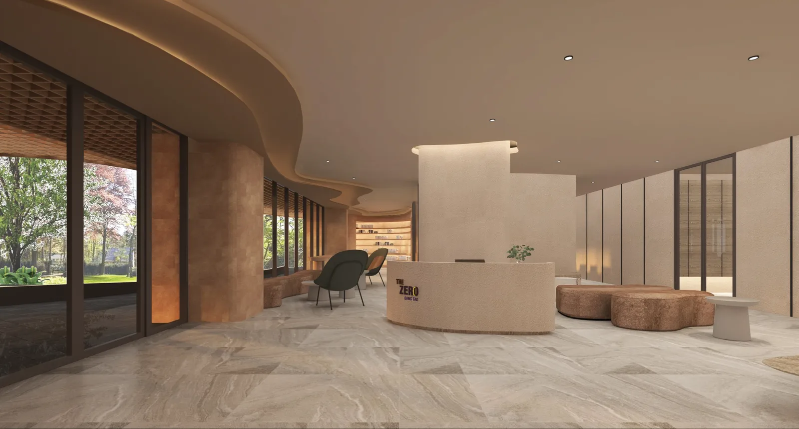 2-bedroom condo, 59 sqm
