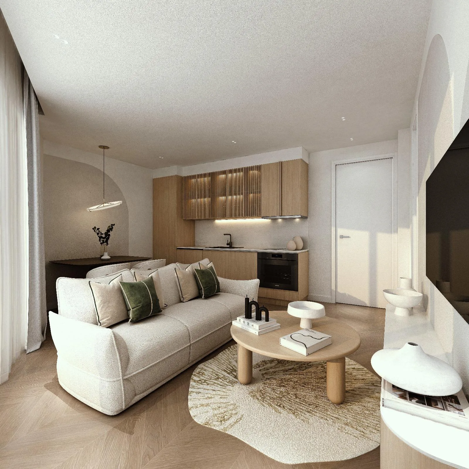 3-bedroom condo, 95 sqm