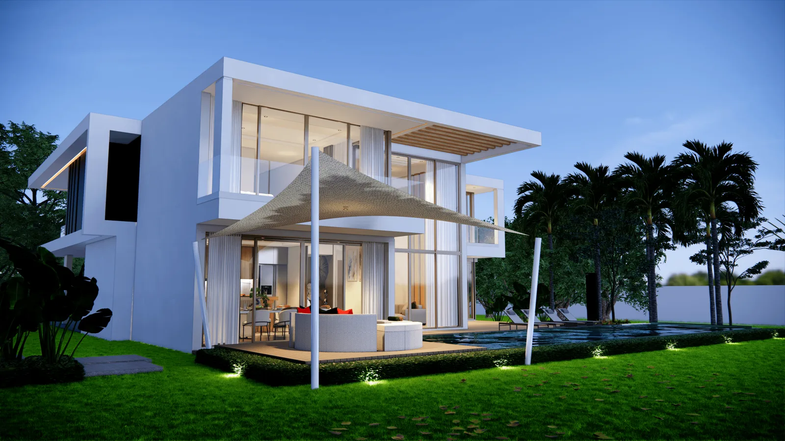 4-bedroom villa, 415 sqm