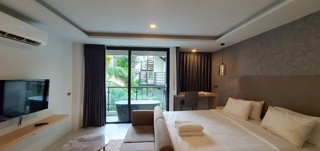 1-bedroom condo, 34 sqm