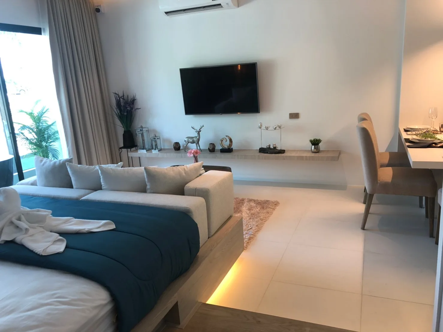 1-bedroom condo, 34 sqm