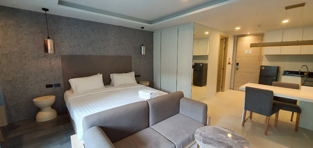 1-bedroom condo, 34 sqm
