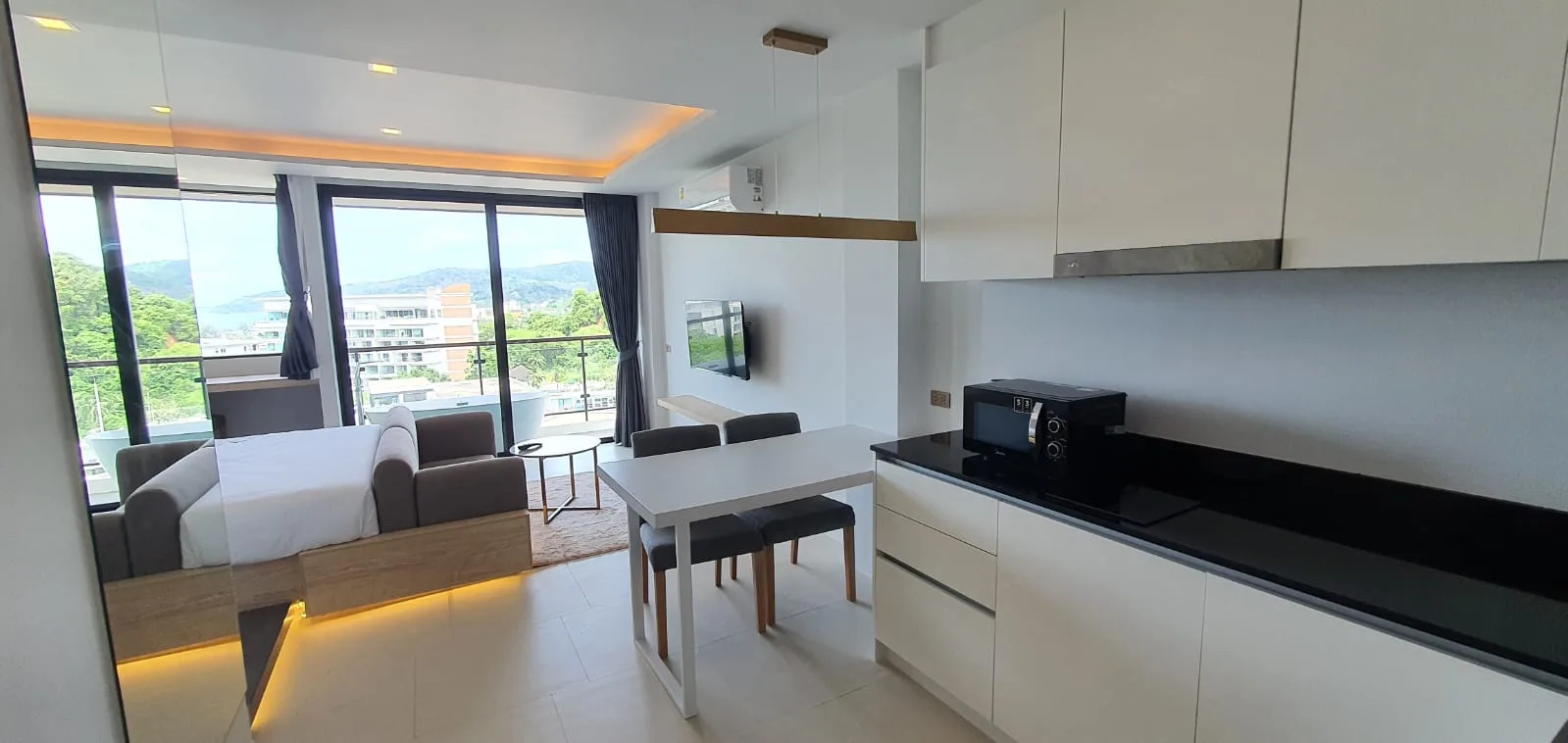 1-bedroom condo, 34 sqm