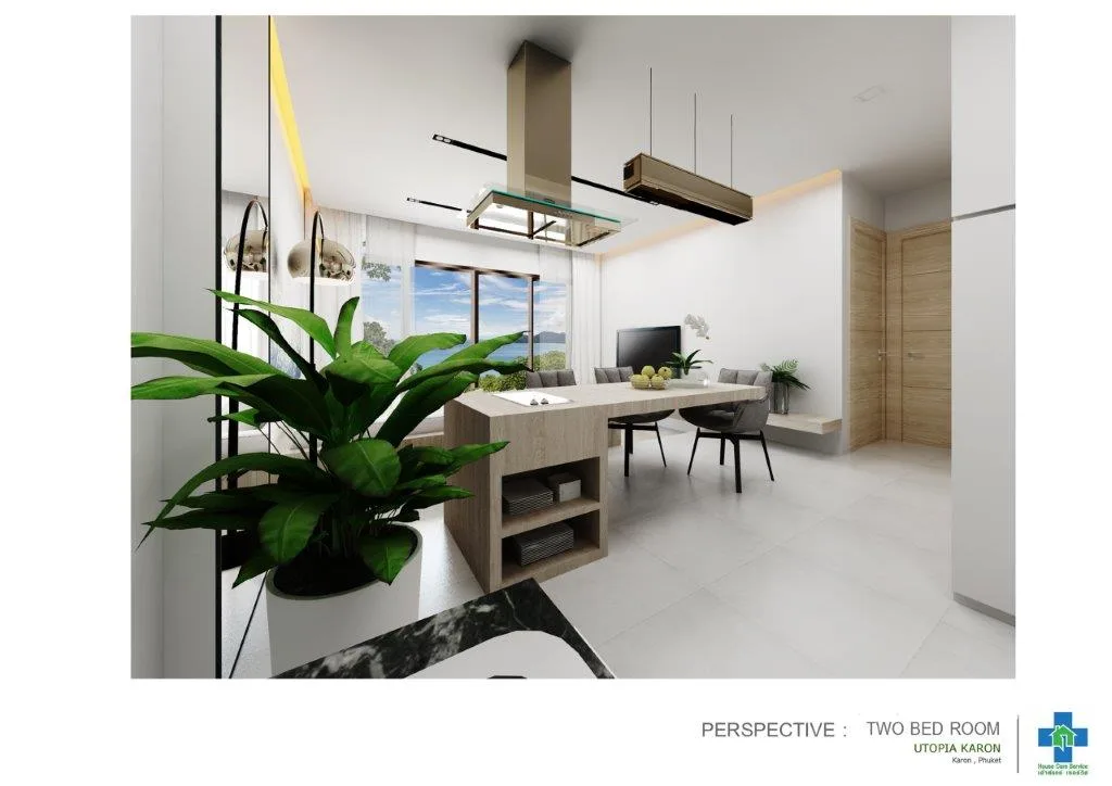 1-bedroom condo, 34 sqm