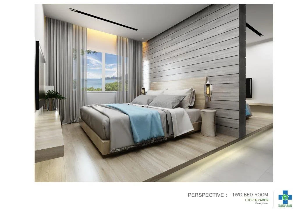 1-bedroom condo, 34 sqm