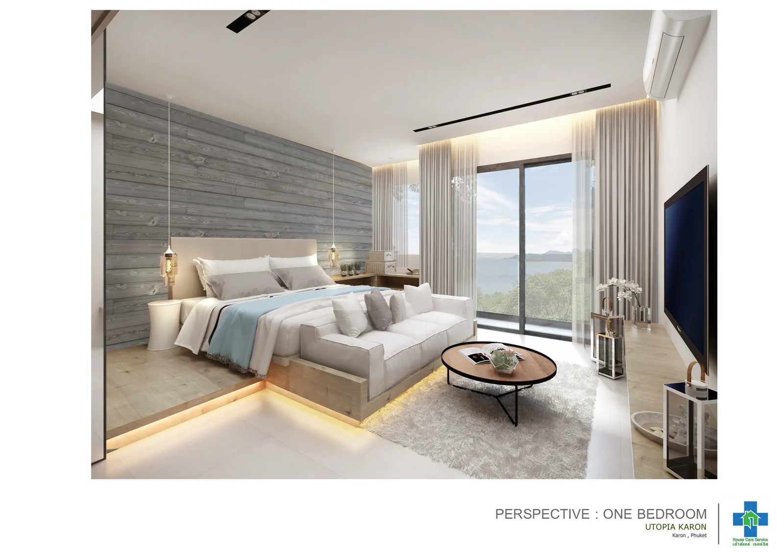 1-bedroom condo, 34 sqm