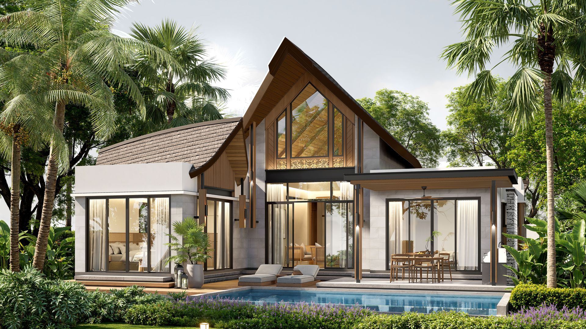 4-bedroom villa, 425 sqm