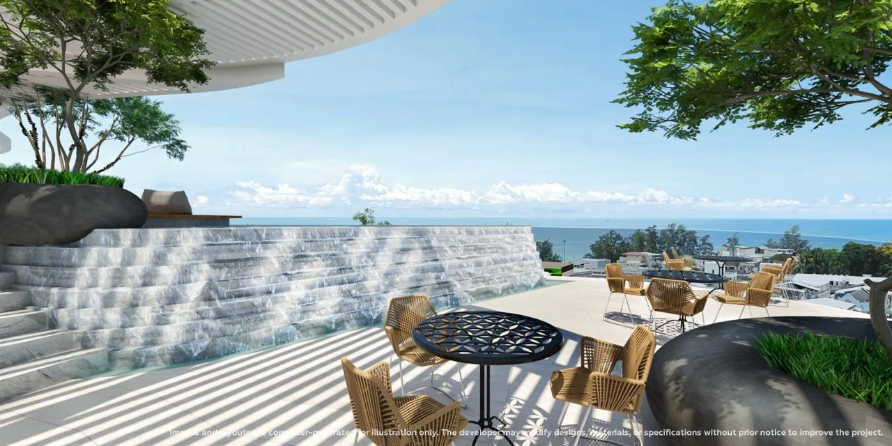 1-bedroom condo, 34 sqm