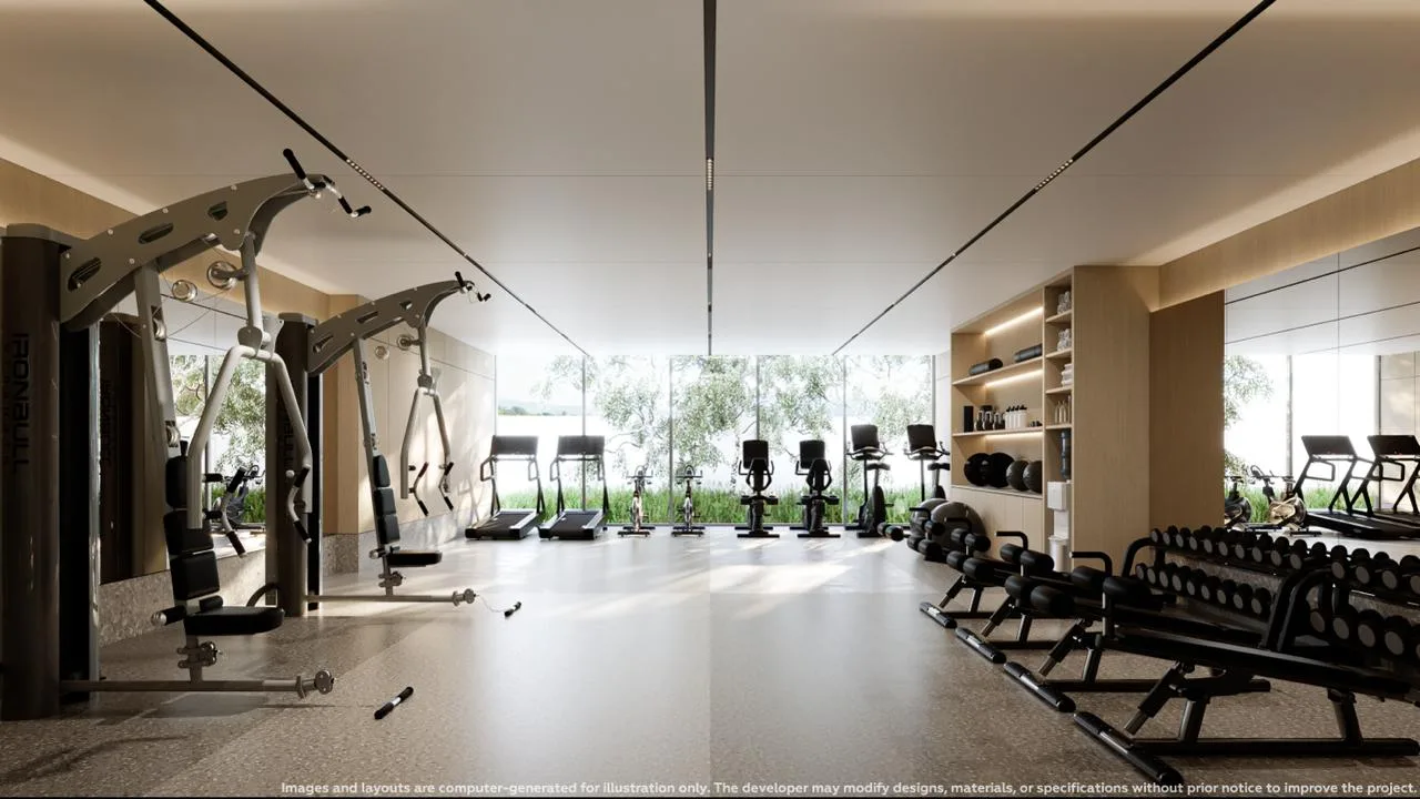 1-bedroom condo, 34 sqm