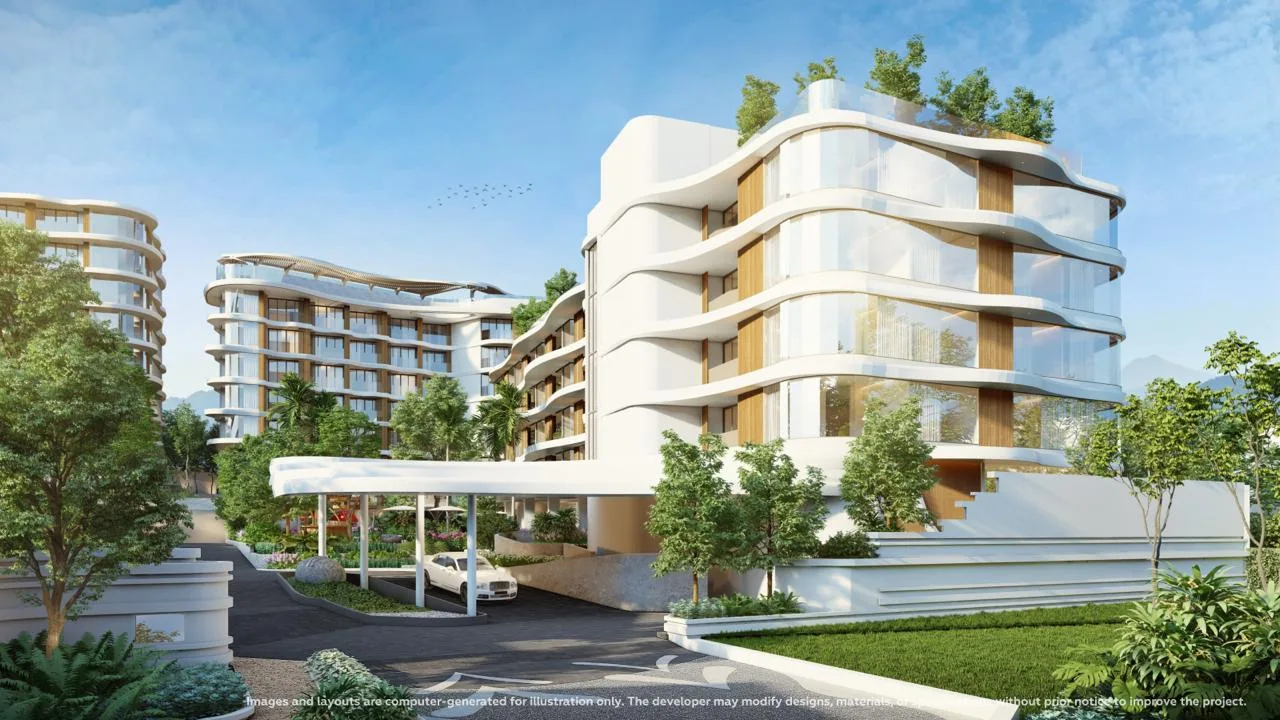 1-bedroom condo, 34 sqm