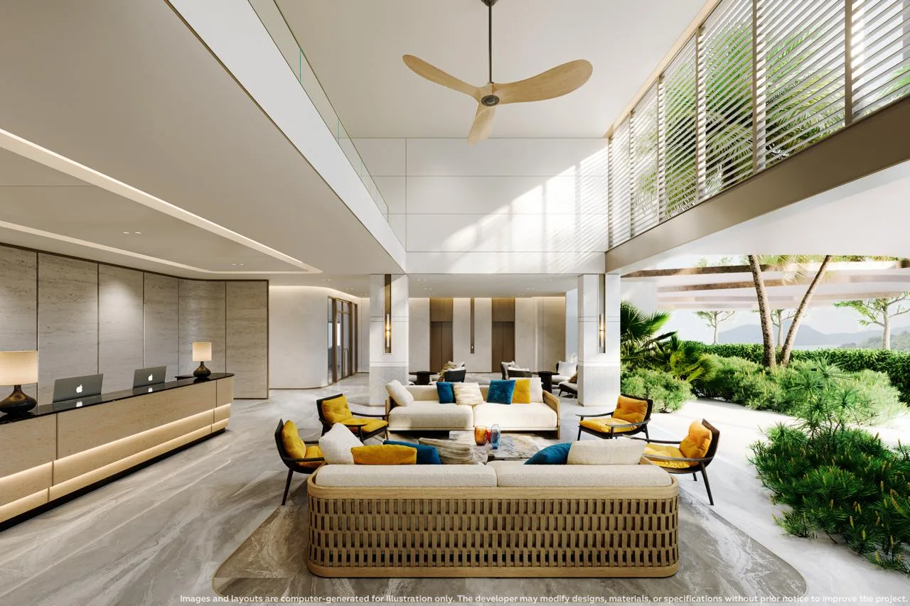 2-bedroom condo, 62 sqm