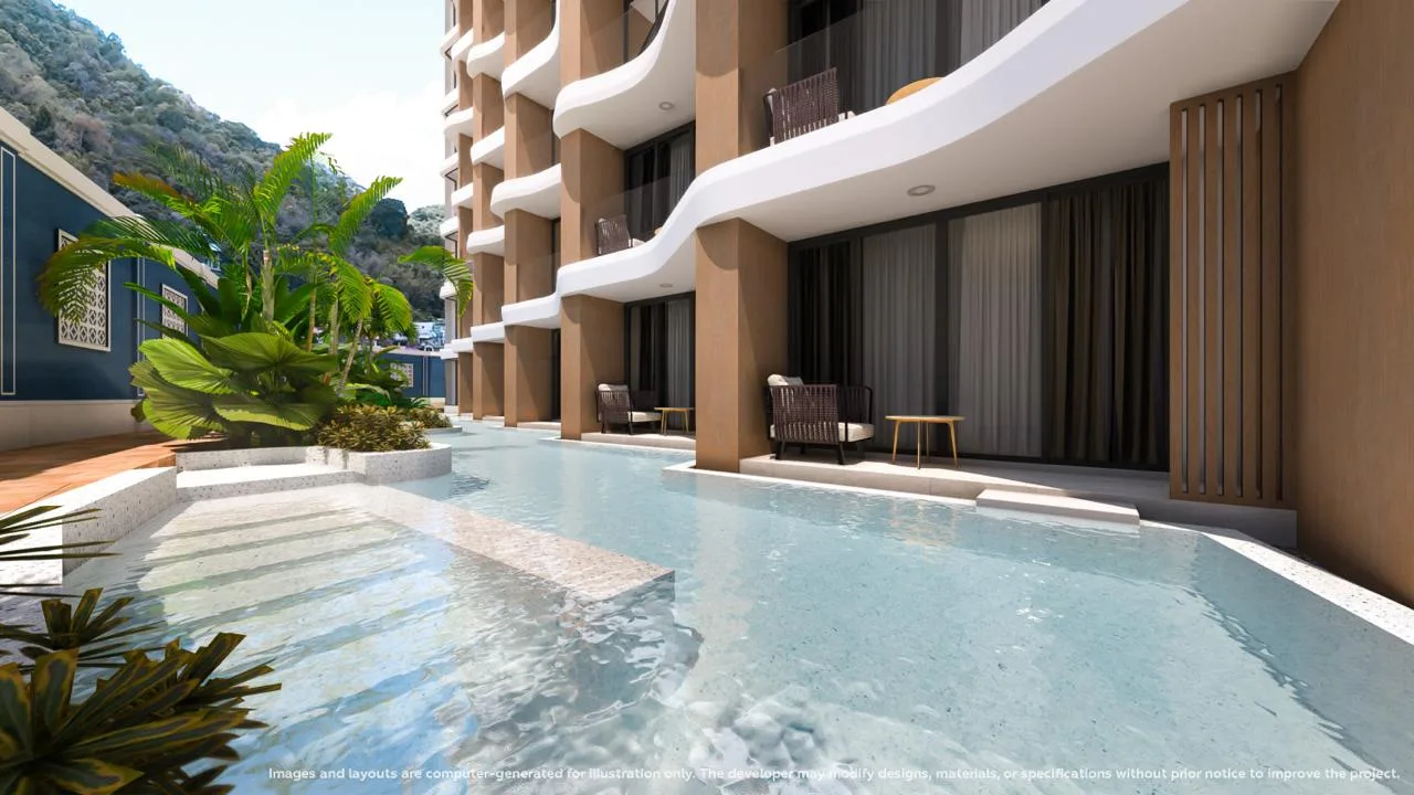 2-bedroom condo, 62 sqm
