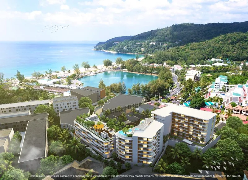 2-bedroom condo, 62 sqm