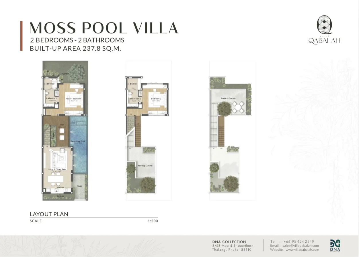 2-bedroom villa, 238 sqm