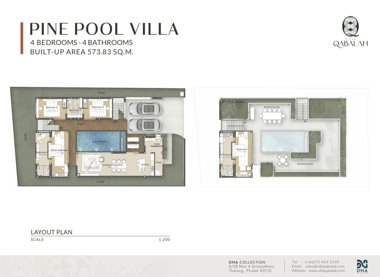 4-bedroom villa, 406 sqm