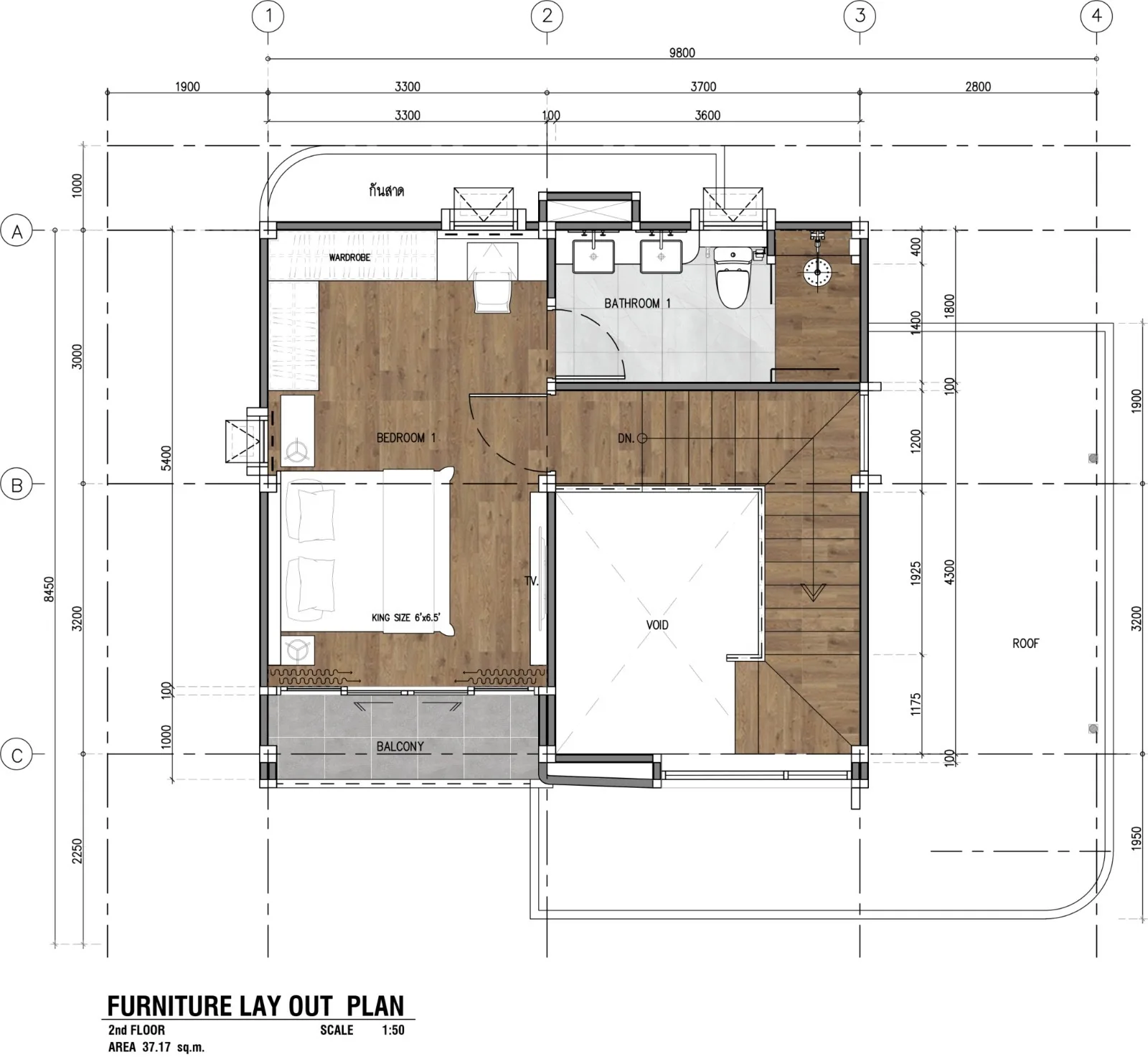 2-bedroom villa, 120 sqm