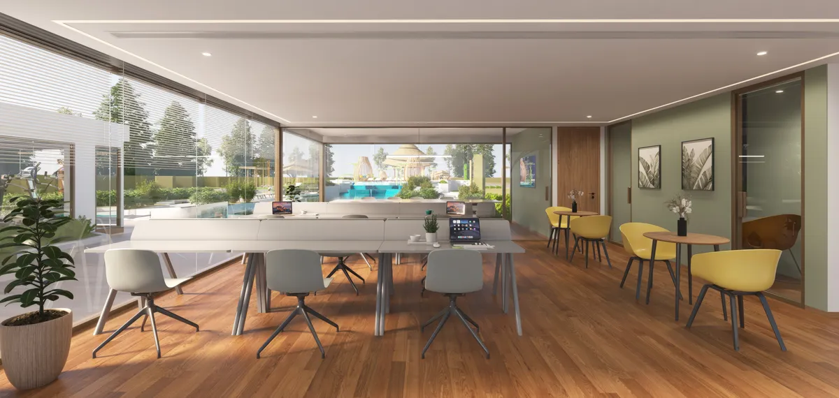 1-bedroom condo, 45 sqm