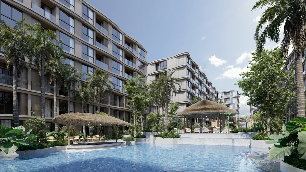 3-bedroom condo, 90 sqm