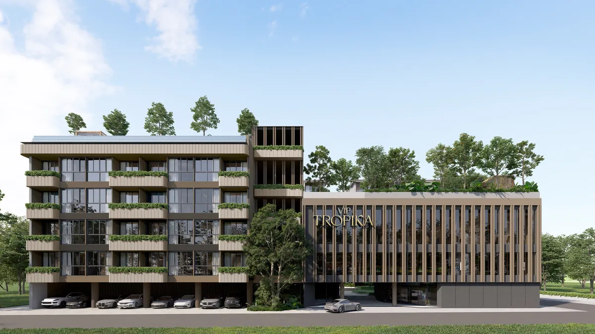 2-bedroom condo, 60 sqm