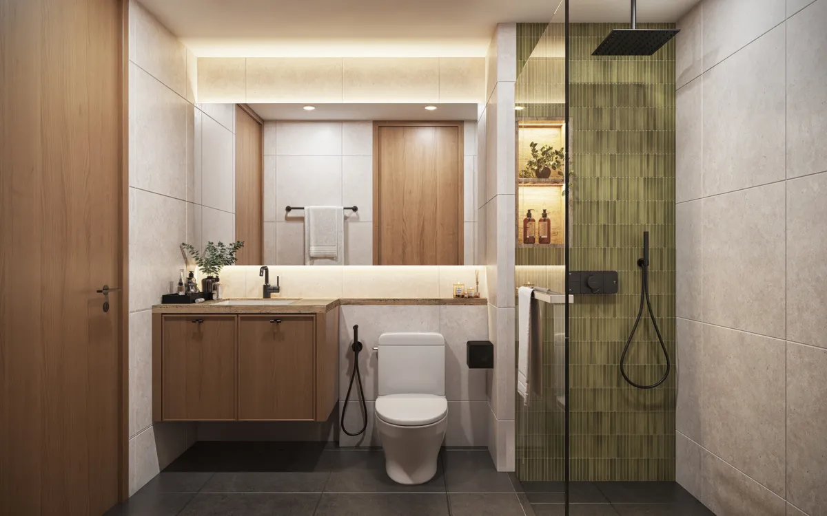 3-bedroom condo, 90 sqm