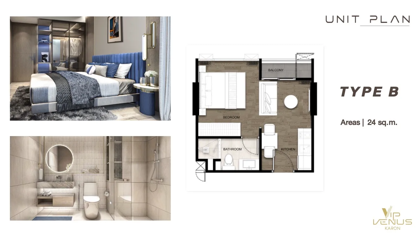 Studio, 24 sqm