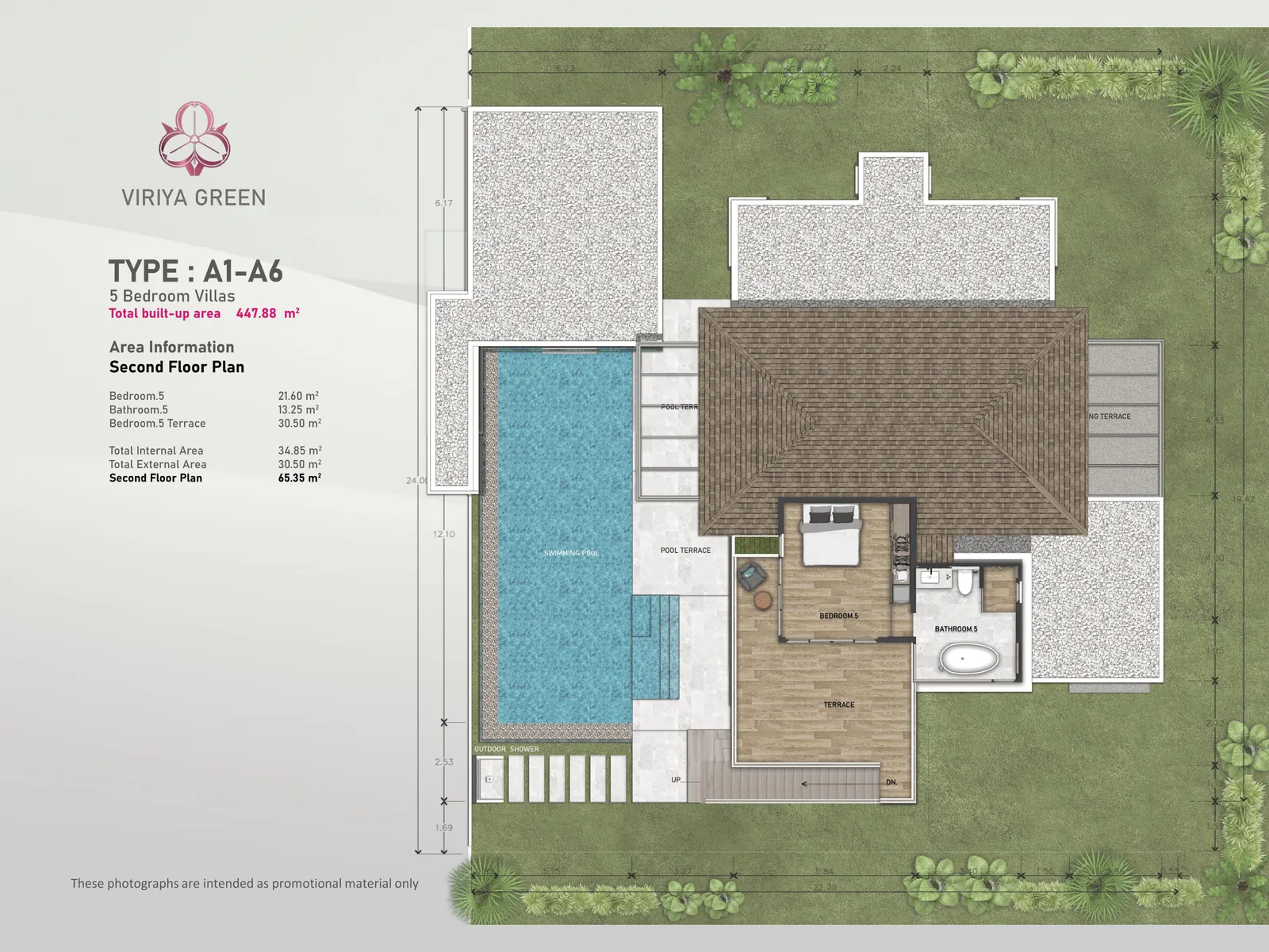 5-bedroom villa, 448 sqm