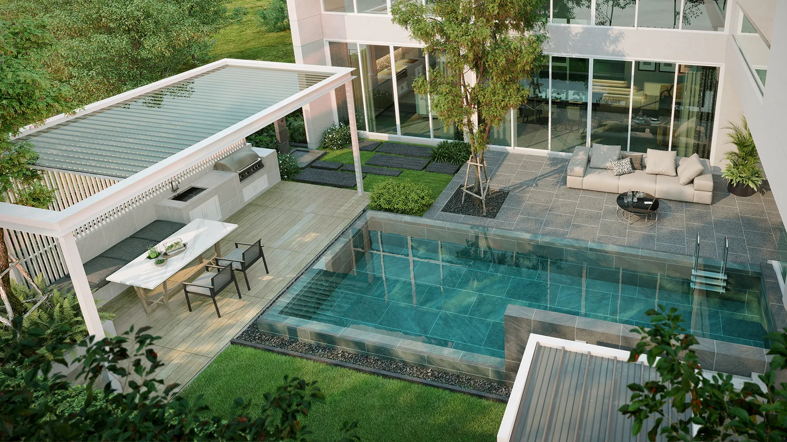 4-bedroom villa, 374 sqm